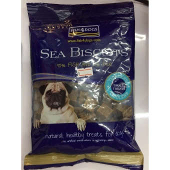 FISH4DOGS sea biscuits tiddlers ขนมสำหรับสุนัข ทำจากเนื้อปลาและข้าว ขนาด 100g FISH4DOGS sea biscuits tiddlers ขนมสำหรับสุนัข ทำจากเนื้อปลาและข้าว ขนาด 100g