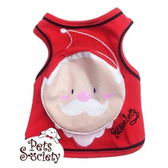 PetSociety เสื้อสุนัข เสื้อแมว แต่งกระเป๋า 'ซานตาครอส' – สีแดง PetSociety เสื้อสุนัข เสื้อแมว แต่งกระเป๋า 'ซานตาครอส' – สีแดง