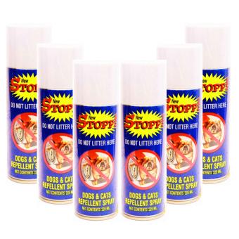Stopp Anti-Chew Dogs and Cats Repellent 225 ml. (6 units) สต๊อป/สเปรย์ ป้องกัน สุนัขและแมว ปัสสาวะรดในบริเวณที่ไม่ต้องการ ใช้เป็นวิธี ฝึกสุนัข 225มล. (6 กระป๋อง) Stopp Anti-Chew Dogs and Cats Repellent 225 ml. (6 units) สต๊อป/สเปรย์ ป้องกัน สุนัขและแมว ปัสสาวะรดในบริเวณที่ไม่ต้องการ ใช้เป็นวิธี ฝึกสุนัข 225มล. (6 กระป๋อง)