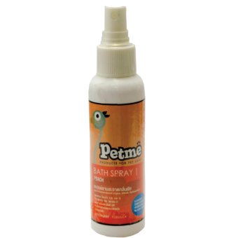 Petme สเปรย์อาบน้ำแห้งสำหรับสุนัขและแมวกลิ่นพีช (100ml.) Petme สเปรย์อาบน้ำแห้งสำหรับสุนัขและแมวกลิ่นพีช (100ml.)