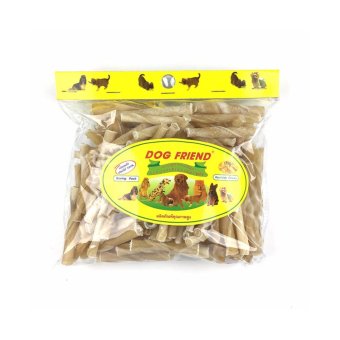 Dog Friend ขนมขบเคี้ยวสุนัข สติ๊กเกลียวแท่งสั้น สีธรรมชาติ 420 กรัม (3 ซอง) Dog Friend ขนมขบเคี้ยวสุนัข สติ๊กเกลียวแท่งสั้น สีธรรมชาติ 420 กรัม (3 ซอง)