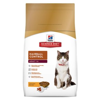 Hill’s Science Diet Feline Adult 1-6 Hairball Control อาหารแมวชนิดเม็ดสูตรควบคุมปัญหาก้อนขนในแมวโต อายุ 1-6 ปี ขนาด4กก. Hill’s Science Diet Feline Adult 1-6 Hairball Control อาหารแมวชนิดเม็ดสูตรควบคุมปัญหาก้อนขนในแมวโต อายุ 1-6 ปี ขนาด4กก.