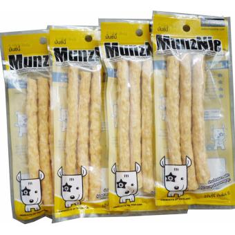Pet 2 Go MUNZNIE (MS033) ขนมสุนัข ครันชี่โรลนิ่ม รสไก่ ขนาดบรรจุ 3 ชิ้น (4 Unit) Pet 2 Go MUNZNIE (MS033) ขนมสุนัข ครันชี่โรลนิ่ม รสไก่ ขนาดบรรจุ 3 ชิ้น (4 Unit)