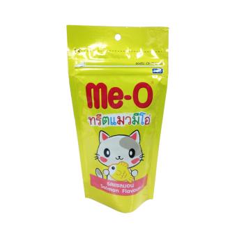 Me-O Salmon Flavour มีโอ ขนมแมว รสปลาแซลมอน ขนาด 50กรัม จำนวน 12ถุง Me-O Salmon Flavour มีโอ ขนมแมว รสปลาแซลมอน ขนาด 50กรัม จำนวน 12ถุง
