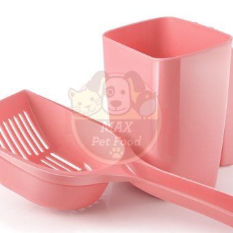 Catidea (CL302) ที่ตักทรายแมว+ที่เก็บ รุ่น Collector - สีชมพู 1 ชุด Catidea (CL302) ที่ตักทรายแมว+ที่เก็บ รุ่น Collector - สีชมพู 1 ชุด