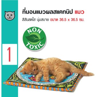 Petstages ของเล่นแมว ที่นอนแมวผสมแคทนิป สำหรับแมวทุกวัย ขนาด 36.5 x 36.5 ซม. Petstages ของเล่นแมว ที่นอนแมวผสมแคทนิป สำหรับแมวทุกวัย ขนาด 36.5 x 36.5 ซม.