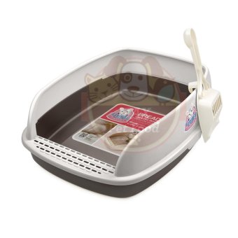Catidea (CL213) ห้องน้ำแมว รุ่น Small Bread ขนาด 46x36x17- สีน้ำตาล 1 ชุด Catidea (CL213) ห้องน้ำแมว รุ่น Small Bread ขนาด 46x36x17- สีน้ำตาล 1 ชุด