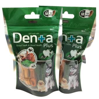 Goodies Denta Plus :ขนมสุนัขรูปแปรงสีฟัน M จำนวน 10 ชิ้น/ซอง x 2 ซอง Goodie (กู้ดดี้ เดนต้า พลัส) ขนมขัดฟันสำหรับสุนัข ไซส์ M จำนวน 10 ชิ้น บำรุงข้อและกระดูก เส้นขนและผิวหนังเงางาม ลดกลิ่นปากและคราบหินปูน Goodies Denta Plus :ขนมสุนัขรูปแปรงสีฟัน M จำนวน 10 ชิ้น/ซอง x 2 ซอง Goodie (กู้ดดี้ เดนต้า พลัส) ขนมขัดฟันสำหรับสุนัข ไซส์ M จำนวน 10 ชิ้น บำรุงข้อและกระดูก เส้นขนและผิวหนังเงางาม ลดกลิ่นปากและคราบหินปูน