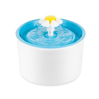 เครื่องให้น้ำ น้ำพุแมว-สุนัข รุ่น Flower 1.6 ลิตร (ขาว-ฟ้า) เครื่องให้น้ำ น้ำพุแมว-สุนัข รุ่น Flower 1.6 ลิตร (ขาว-ฟ้า)