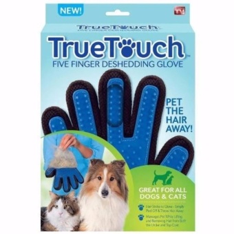 TRUETOUCH ถุงมือสำหรับกำจัดขนแมว ขนสุนัข รุ่น TRUETOUCH-001 สีน้ำเงิน TRUETOUCH ถุงมือสำหรับกำจัดขนแมว ขนสุนัข รุ่น TRUETOUCH-001 สีน้ำเงิน
