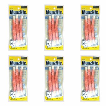 MUNZNIE ขนมขบเคี้ยวสำหรับสุนัข ไก่พันครันชี่ บรรจุ 3 ชิ้น (x6 packs) MUNZNIE ขนมขบเคี้ยวสำหรับสุนัข ไก่พันครันชี่ บรรจุ 3 ชิ้น (x6 packs)