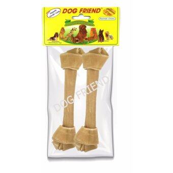 Dog Friend - ขนมขบเคี้ยวสุนัข กระดูกผูก 7 นิ้ว สีธรรมชาติ 2 ชิ้น (3 ซอง) Dog Friend - ขนมขบเคี้ยวสุนัข กระดูกผูก 7 นิ้ว สีธรรมชาติ 2 ชิ้น (3 ซอง)