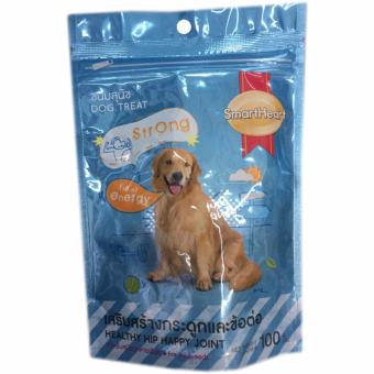 SmartHeart Treat Healthy Hip Happy Joint 100g สมาร์ทฮาร์ท ขนมขบเคี้ยวสำหรับสุนัข ทุกสายพันธุ์ (6 Unit) SmartHeart Treat Healthy Hip Happy Joint 100g สมาร์ทฮาร์ท ขนมขบเคี้ยวสำหรับสุนัข ทุกสายพันธุ์ (6 Unit)