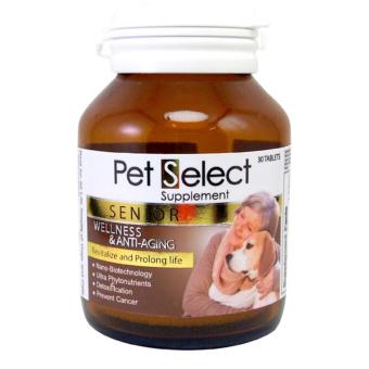 Pet Select Senior อาหารเสริมสำหรับสุนัข สูงอายุ ขนาด 30 เม็ด Pet Select Senior อาหารเสริมสำหรับสุนัข สูงอายุ ขนาด 30 เม็ด
