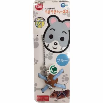 Marukan Harness For Hamsters สายจูงพร้อมรัดใต้อกแฮมเตอร์ จากประเทศญี่ปุ่น สีฟ้า Marukan Harness For Hamsters สายจูงพร้อมรัดใต้อกแฮมเตอร์ จากประเทศญี่ปุ่น สีฟ้า