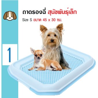Makar ห้องน้ำสุนัข ถาดรองฉี่สุนัข ที่ฝึกฉี่สุนัข สำหรับสุนัขพันธุ์เล็ก Size S ขนาด 45x30 ซม. Makar ห้องน้ำสุนัข ถาดรองฉี่สุนัข ที่ฝึกฉี่สุนัข สำหรับสุนัขพันธุ์เล็ก Size S ขนาด 45x30 ซม.