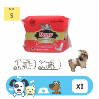 Dono โอบิสุนัข ผ้าคาดเอวสำหรับสุนัขตัวผู้ ป้องกันฉี่และผสมพันธุ์ size s รอบเอว12-19นิ้ว จำนวน12ชิ้น (1แพ็ค) Dono โอบิสุนัข ผ้าคาดเอวสำหรับสุนัขตัวผู้ ป้องกันฉี่และผสมพันธุ์ size s รอบเอว12-19นิ้ว จำนวน12ชิ้น (1แพ็ค)
