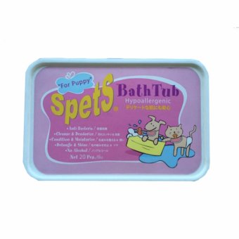 Spets Bath Tub Puppy 20 สเพ็ทส์ ผ้าเช็ดตัว สูตรลูกสุนัข 20 ชิ้น Spets Bath Tub Puppy 20 สเพ็ทส์ ผ้าเช็ดตัว สูตรลูกสุนัข 20 ชิ้น