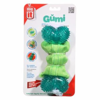 Dogit Gumi Dental Massage Bone Dog Toy ของเล่นสำหรับสุนัข กระดูกยางพันผ้าเพื่อช่องปากที่สะอาด (อันเล็ก) Dogit Gumi Dental Massage Bone Dog Toy ของเล่นสำหรับสุนัข กระดูกยางพันผ้าเพื่อช่องปากที่สะอาด (อันเล็ก)