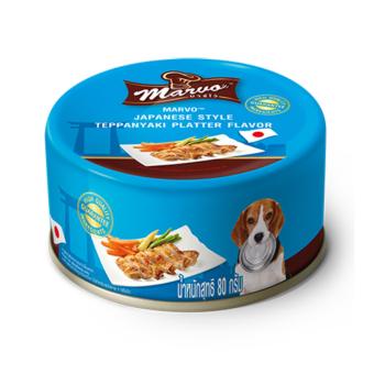 Marvo มาร์โว่ อาหารสุนัขแบบเปียก รสเทปันยากิ สไตล์ญี่ปุ่น 80g. (6 Unit) Marvo มาร์โว่ อาหารสุนัขแบบเปียก รสเทปันยากิ สไตล์ญี่ปุ่น 80g. (6 Unit)