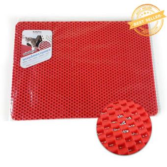 Smartshopping แผ่นดักทรายแมว ขนาด 70x50 เซนติเมตร สีแดง (1 แผ่น) Smartshopping แผ่นดักทรายแมว ขนาด 70x50 เซนติเมตร สีแดง (1 แผ่น)