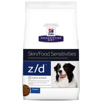 Hill's Prescription Diet z/d Canine ULTRA - Dry อาหารชนิดเม็ดสำหรับสุนัข ประกอบการรักษาโรคแพ้อาหาร (8ปอนด์) ขนาด3.63กก. Hill's Prescription Diet z/d Canine ULTRA - Dry อาหารชนิดเม็ดสำหรับสุนัข ประกอบการรักษาโรคแพ้อาหาร (8ปอนด์) ขนาด3.63กก.