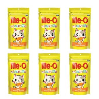 Me-O Shrimp Flavour มีโอ ขนมแมว รสปลากุ้ง ขนาด 50กรัม จำนวน 12ถุง Me-O Shrimp Flavour มีโอ ขนมแมว รสปลากุ้ง ขนาด 50กรัม จำนวน 12ถุง