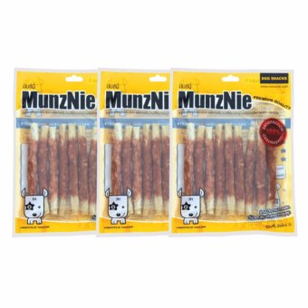 MUNZNIE ขนมขบเคี้ยวสำหรับสุนัข เนื้อพันครันชี่ บรรจุ 8 ชิ้น (x3 packs) MUNZNIE ขนมขบเคี้ยวสำหรับสุนัข เนื้อพันครันชี่ บรรจุ 8 ชิ้น (x3 packs)