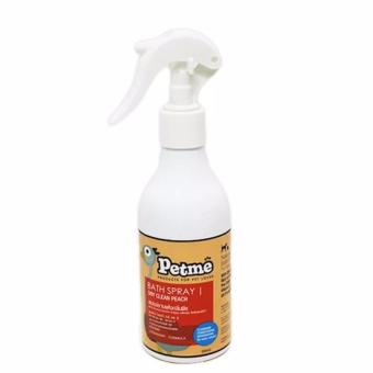 Petmeสเปรย์อาบน้ำแบบแห้ง กลิ่นพีช250ml Petmeสเปรย์อาบน้ำแบบแห้ง กลิ่นพีช250ml