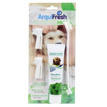 Arquifresh ยาสีฟันสำหรับสุนัข รสมินท์ ขนาด 100 กรัม พร้อมแปรง 1 ชุด Arquifresh ยาสีฟันสำหรับสุนัข รสมินท์ ขนาด 100 กรัม พร้อมแปรง 1 ชุด