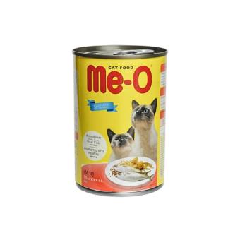 Me-O Mackerel อาหารแมวชนิดเปียกสำหรับแมวทุกสายพันธุ์ สูตรปลาทู 400กรัม 5 กระป๋อง Me-O Mackerel อาหารแมวชนิดเปียกสำหรับแมวทุกสายพันธุ์ สูตรปลาทู 400กรัม 5 กระป๋อง