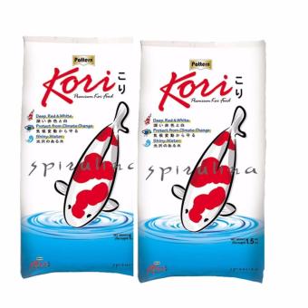 Kori Premium Koi Food (Deep Red & White) อาหารปลาคาร์ฟ สูตรป้องกันปลาป่วย เม็ด 2 มม. ขนาด 1.5 กก. จำนวน 2 ถุง Kori Premium Koi Food (Deep Red & White) อาหารปลาคาร์ฟ สูตรป้องกันปลาป่วย เม็ด 2 มม. ขนาด 1.5 กก. จำนวน 2 ถุง