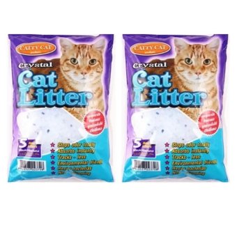 Cattycatทรายแมว คริสตัล5L ( 2 units ) Cattycatทรายแมว คริสตัล5L ( 2 units )