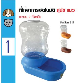 Pet Feeder ที่ให้อาหารอัตโนมัติ ชามอาหาร สำหรับสุนัข แมว ความจุ 2 กก. (สีฟ้า) Pet Feeder ที่ให้อาหารอัตโนมัติ ชามอาหาร สำหรับสุนัข แมว ความจุ 2 กก. (สีฟ้า)