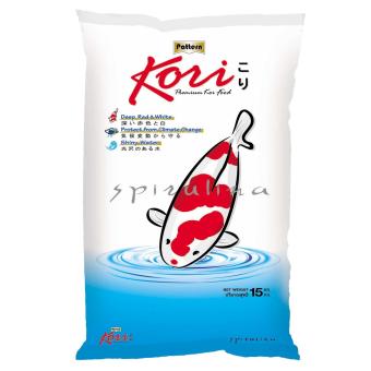 Kori Premium Koi Food (Deep Red & White) อาหารปลาคาร์ฟ สูตรป้องกันปลาป่วย เม็ด 2 มม. ขนาด 15 กก. Kori Premium Koi Food (Deep Red & White) อาหารปลาคาร์ฟ สูตรป้องกันปลาป่วย เม็ด 2 มม. ขนาด 15 กก.