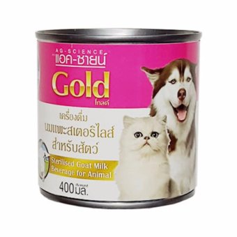 AG-SCIENCE Gold แอค-ซายน์ โกลด์ นมแพะสำหรับลูกสุนัขและลูกแมว 400 มล.(2 Unit) AG-SCIENCE Gold แอค-ซายน์ โกลด์ นมแพะสำหรับลูกสุนัขและลูกแมว 400 มล.(2 Unit)