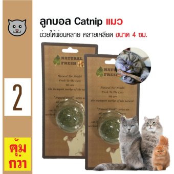 Catwant Catnip ลูกอมแคทนิป ตำแยแมว กัญชาแมว ขนมแมว ของเล่นแมว ขนาด 4 ซม. x 2 ลูก Catwant Catnip ลูกอมแคทนิป ตำแยแมว กัญชาแมว ขนมแมว ของเล่นแมว ขนาด 4 ซม. x 2 ลูก