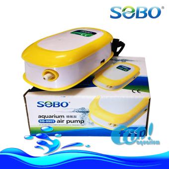 ปั๊มอ๊อกซิเจน SOBO SB-9903A (ขาว-เหลือง) ปั๊มอ๊อกซิเจน SOBO SB-9903A (ขาว-เหลือง)