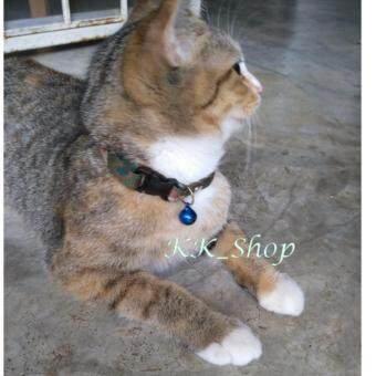 KK_Shop สายคล้องคอ-ปลอกคอน้องหมา/น้องแมว+กระดิ่ง (1ชิ้น) Smallesไซส์เล็กสุด พิมพ์ลายทหารน้ำตาลแดง KK_Shop สายคล้องคอ-ปลอกคอน้องหมา/น้องแมว+กระดิ่ง (1ชิ้น) Smallesไซส์เล็กสุด พิมพ์ลายทหารน้ำตาลแดง