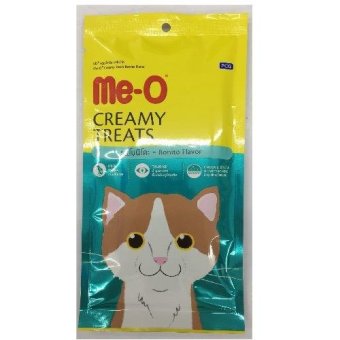 Me-o Creamyขนมแมวเลีย รสโบนิโตะ รุ่น4ซอง ซองละ15g ( 2 units ) Me-o Creamyขนมแมวเลีย รสโบนิโตะ รุ่น4ซอง ซองละ15g ( 2 units )