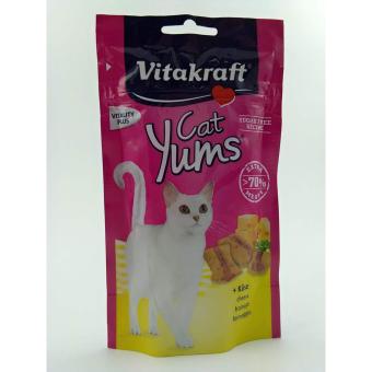 โปรโมชั่นพิเศษ Vitakraft Cat Yums Cheese ขนมแมว ชิ้นนิ่ม สอดไส้ รสชีส 40g ( 3 units ) ต้องการขายด่วน Vitakraft Cat Yums Cheese ขนมแมว ชิ้นนิ่ม สอดไส้ รสชีส 40g ( 3 units )