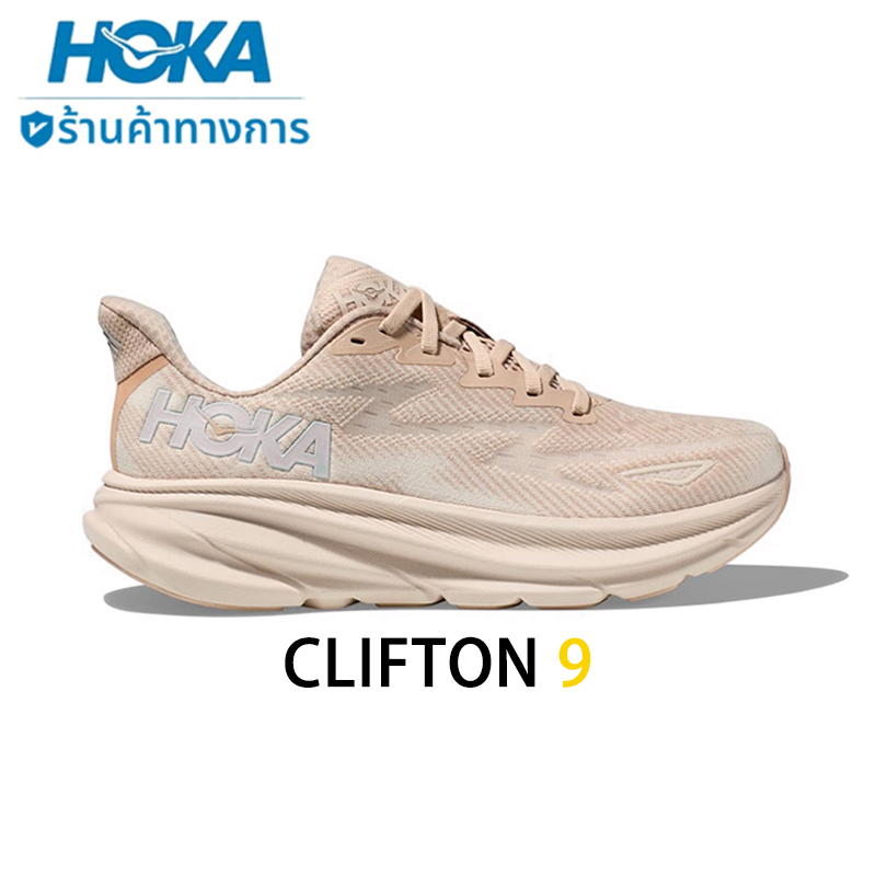 HOKA ONE ONE CLIFTON 9 （รุ่นอัพเกรด）แฟชั่น รองเท้าผ้าใบลำลอง ราคา 3,467 บาท*ส่งฟรี