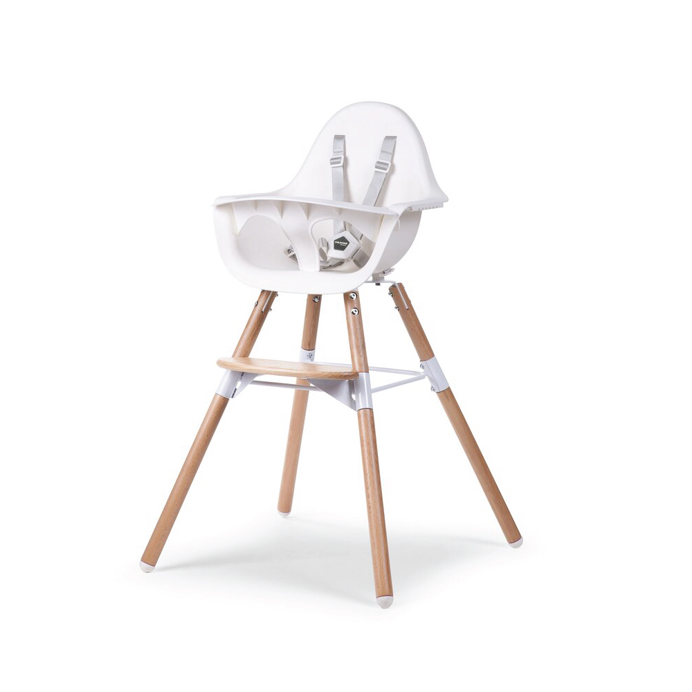 Childhome Dining Chair Evolu 2 Chair Natural / White 2 in 1 + Bumper ราคา 7,680 บาท*ส่งฟรี