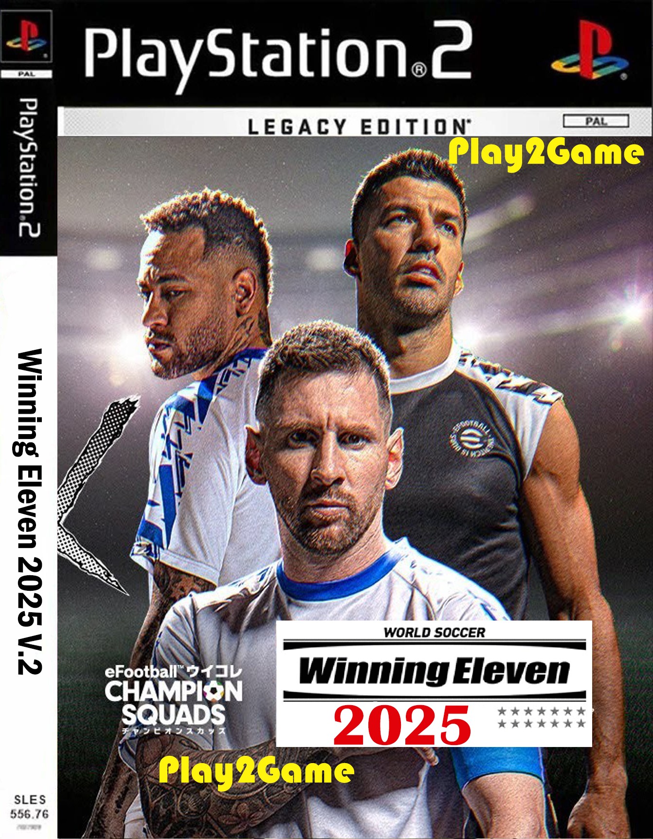 แผ่นเกมส์ Winning Eleven 2025 V.2 Winter Transfer Playstation 2 คุณภาพสูง ราคาถูก ราคา 39 บาท*ส่งฟรี