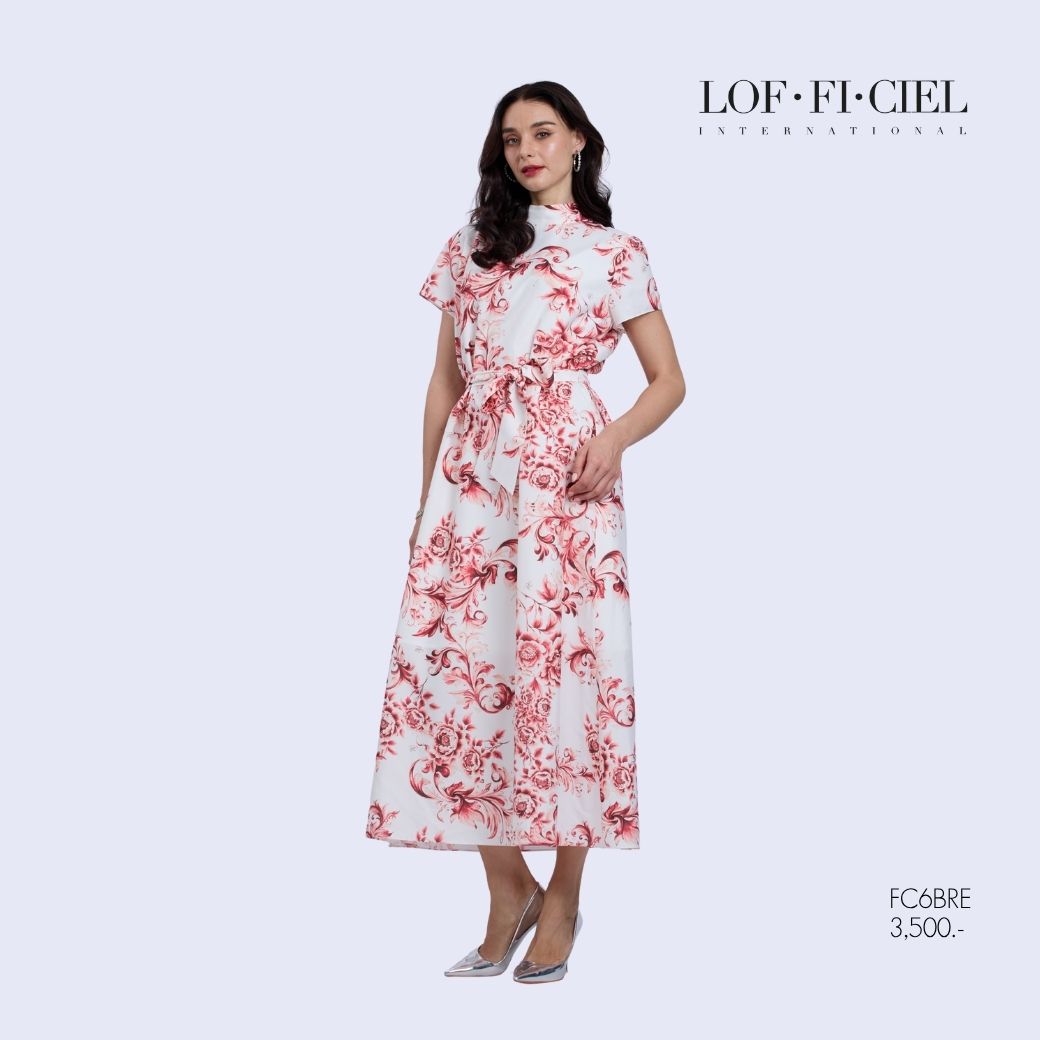 Lof-Fi-Ciel Dress Red Imperial Long Dress - Red Fc6Bre ราคา 3,500 บาท*ส่งฟรี