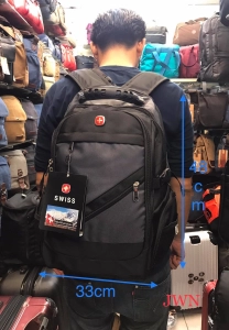 ภาพหน้าปกสินค้ากระเป๋าเป้ swiss  backpack กระเป๋าเป้ผู้ชาย กระเป๋านักเรียน กระเป๋าแฟชั่น กระเป๋าเป้สะพายหลัง ที่เกี่ยวข้อง