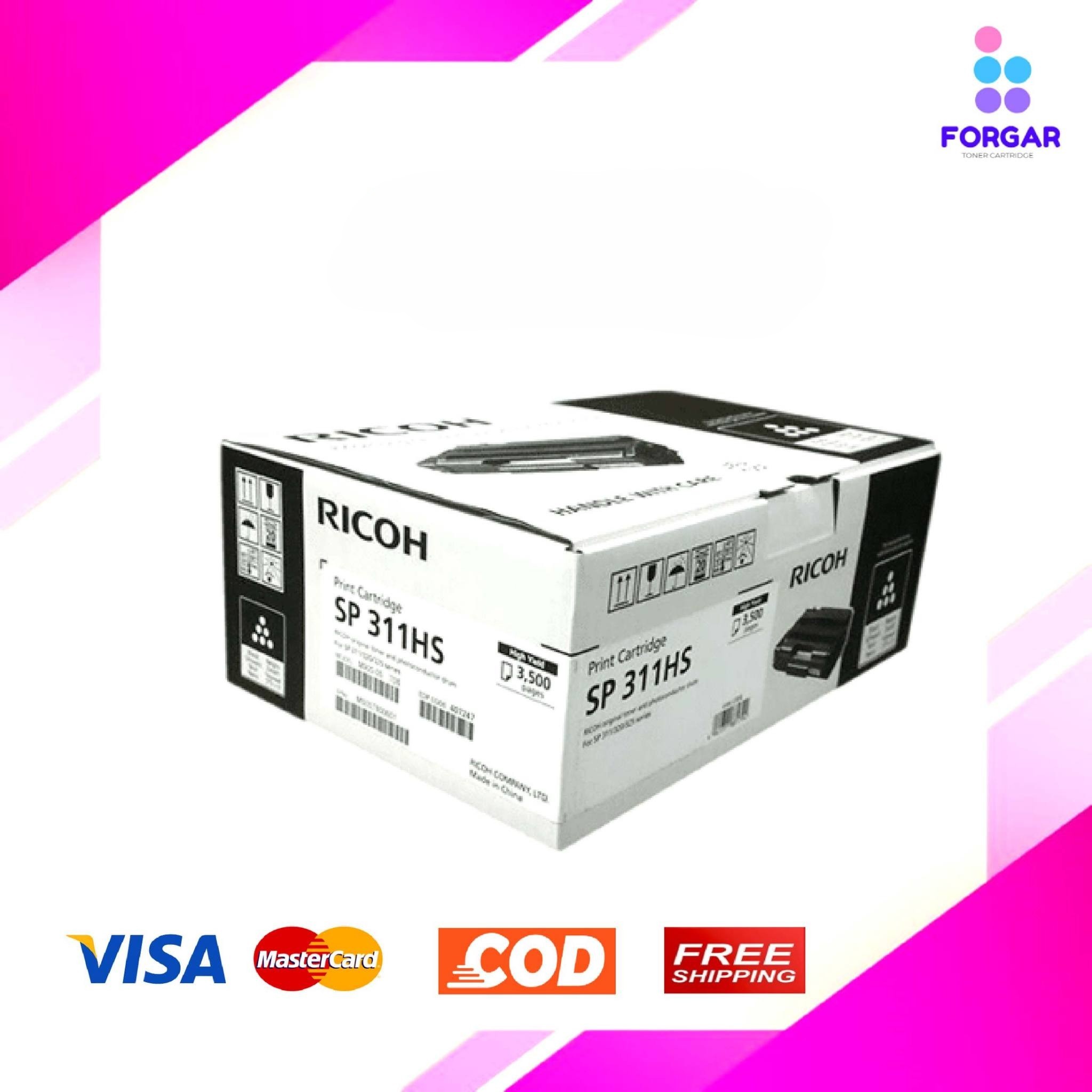 Ricoh Sp 311Hs Black Toner Cartridge, Black ราคา 1,850 บาท*ส่งฟรี