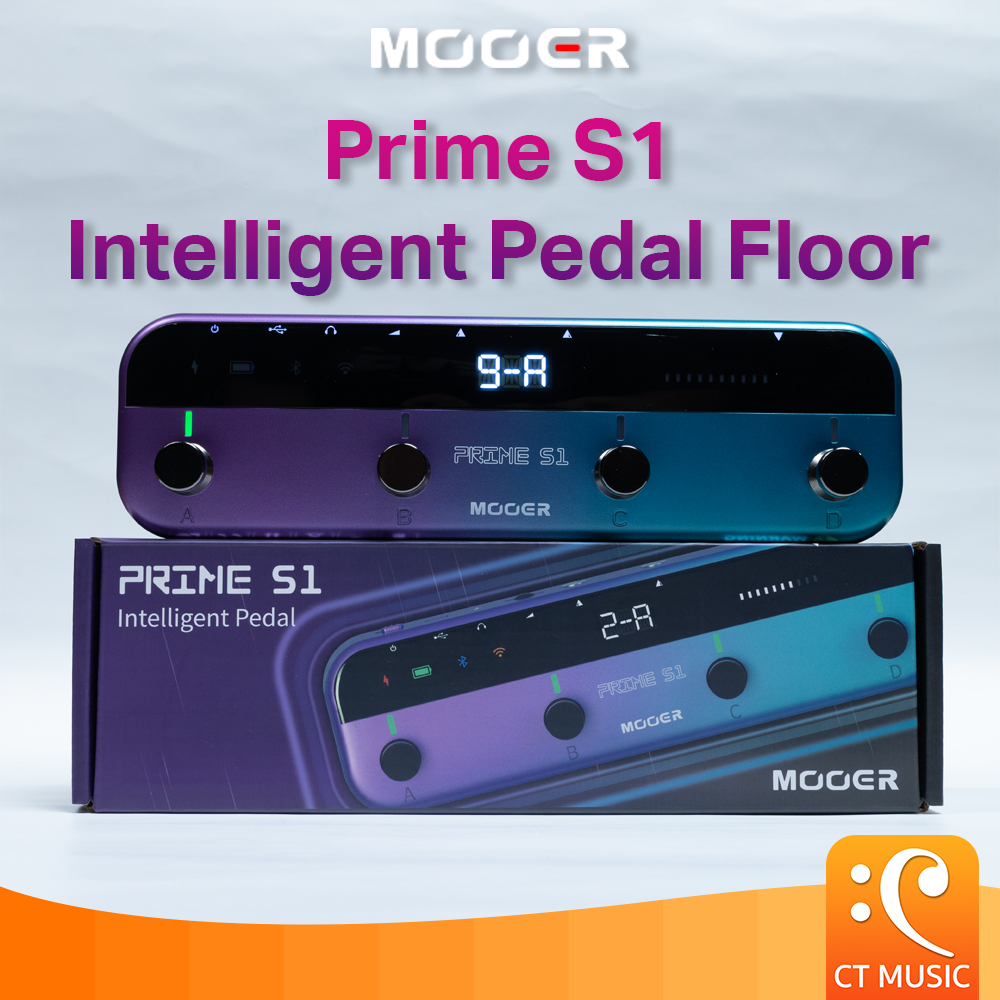 Mooer Prime S1 Intelligent Pedal Floor ราคา 5,500 บาท*ส่งฟรี