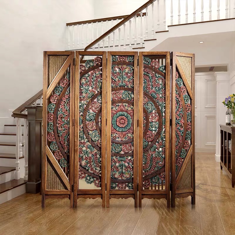 Room divider Wood Wood room divider mega model na scene accessory feng shui scenery folding bulkhead room scene wood room divider that aside, room scene wood carving free shipping ราคา 23,000 บาท*ส่งฟรี