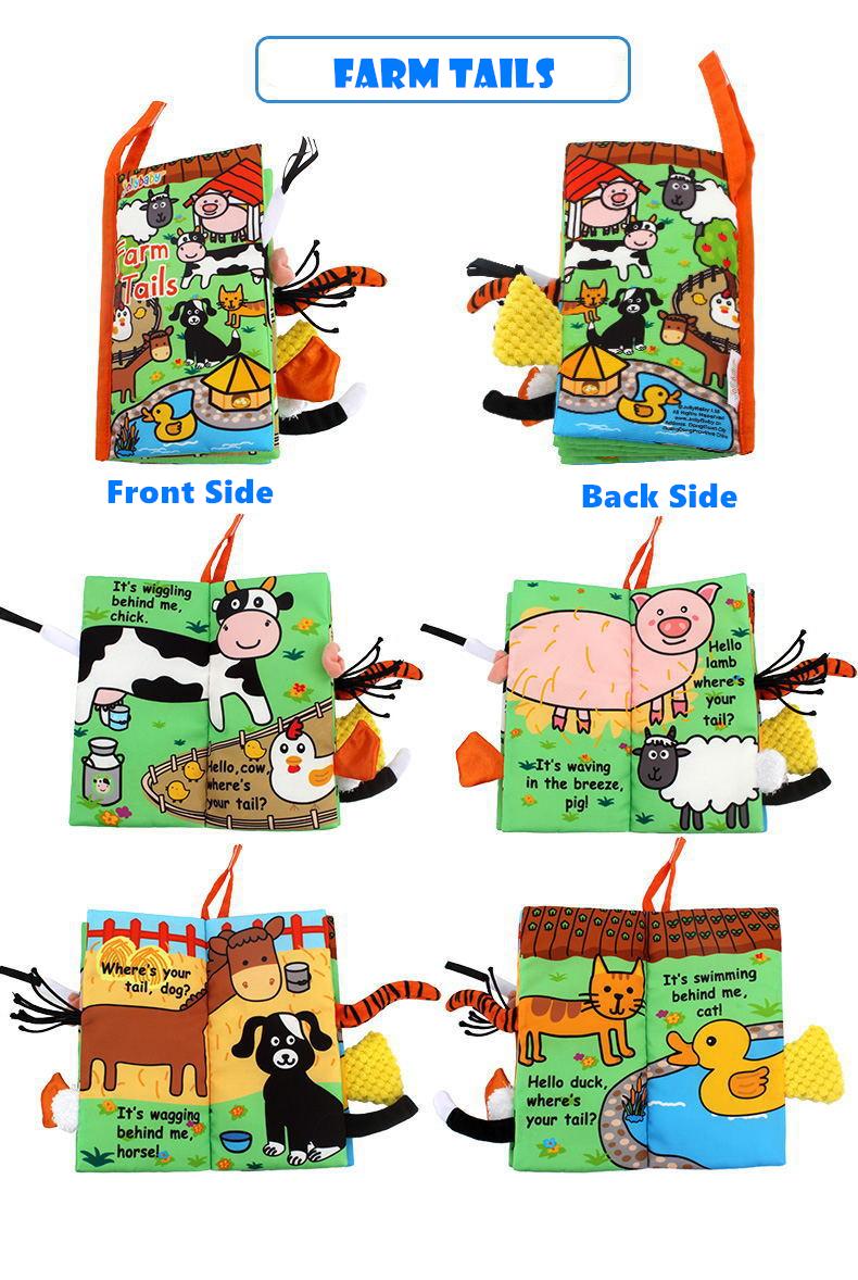 ถูกสุดสุด Jollybaby Animal 3D tailor Cloth book Baby Toy Cloth Development Books ราคา 236 บาท ราคาลด